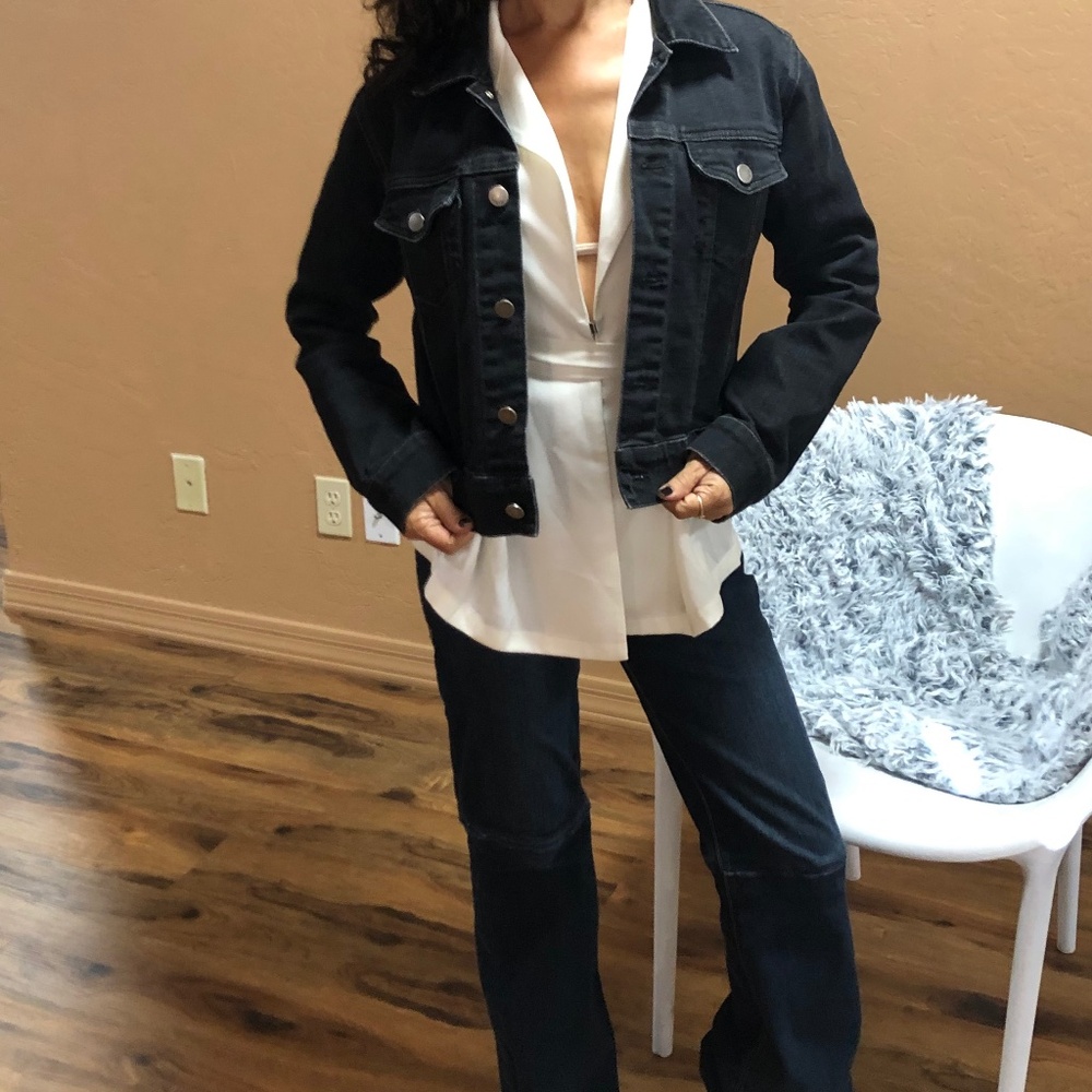 Theory women's black jacket.